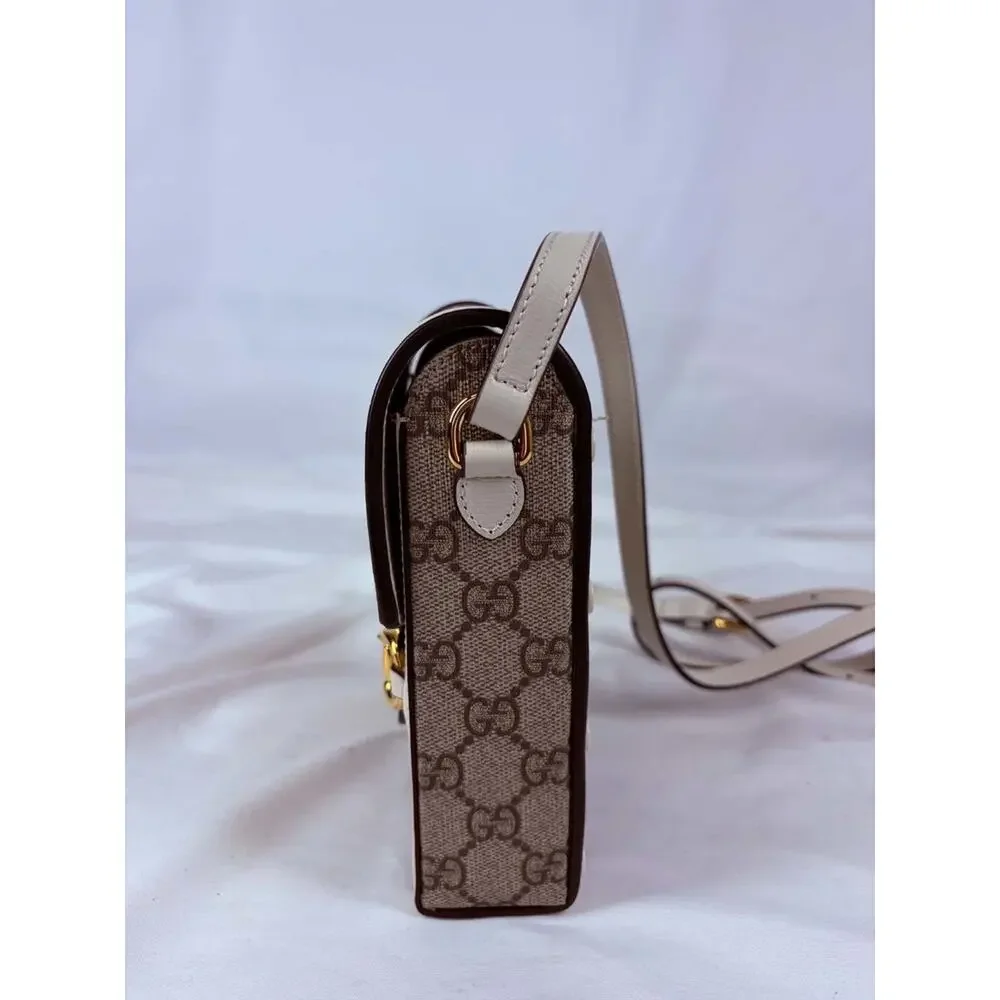 Gucci GG Supreme Horsebit 1955 Mini Vertical Bag SPB-EB-367461